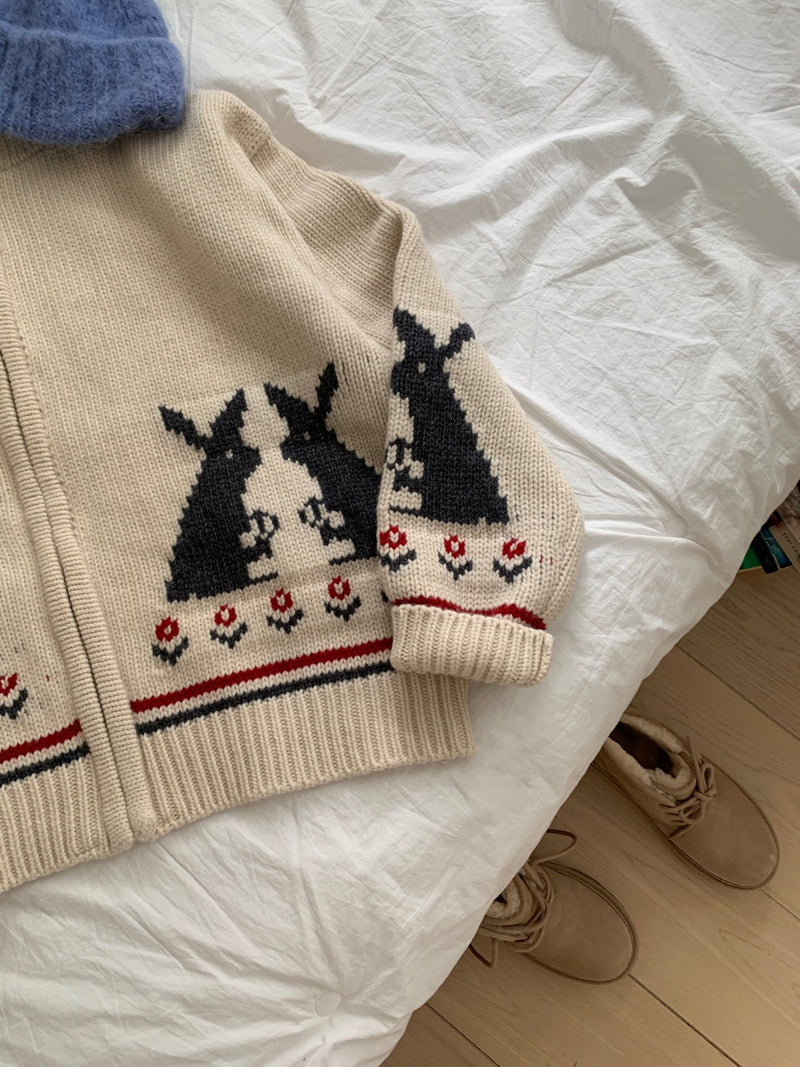Rabbit Zip-up Hoodie