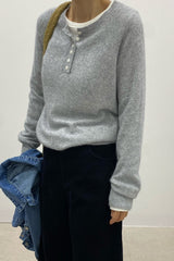 Easy Henley Knit
