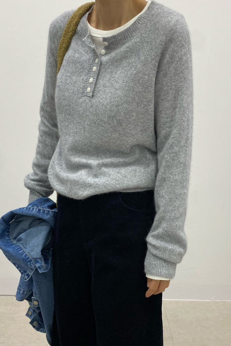 Easy Henley Knit