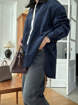 Boxy Pocket Corduroy Shirt