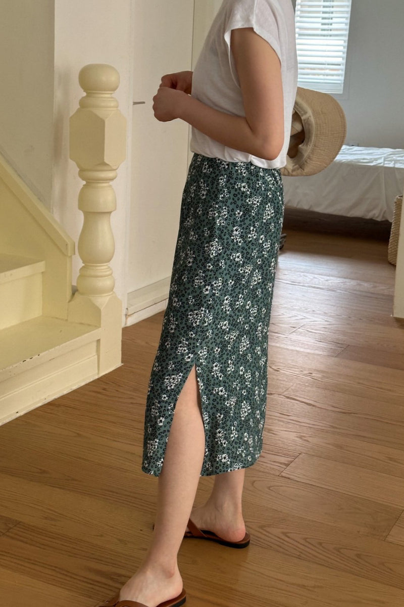 Floral Pattern Skirt