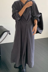 Modern Cowl Dress