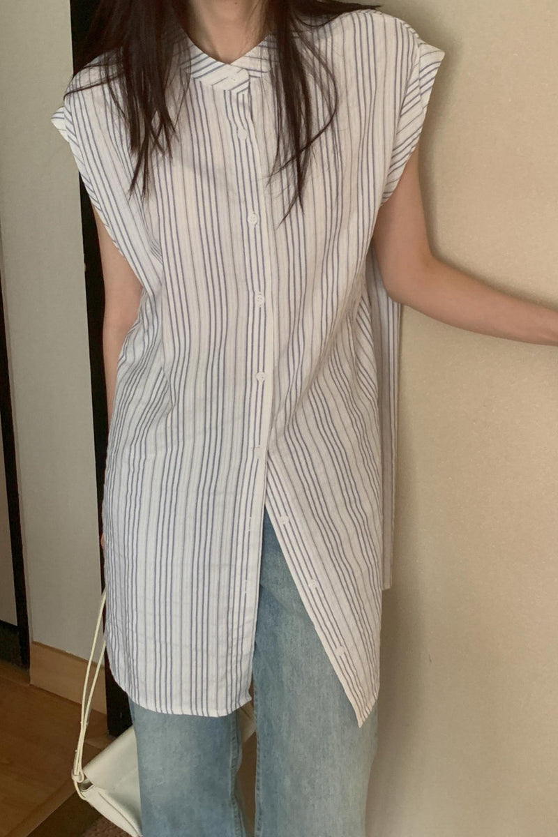 Stella Stripe Long Shirt