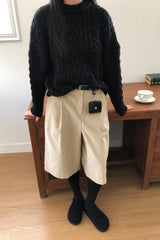 Classic Chunky Cable Sweater