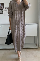 Cable Knit Dress