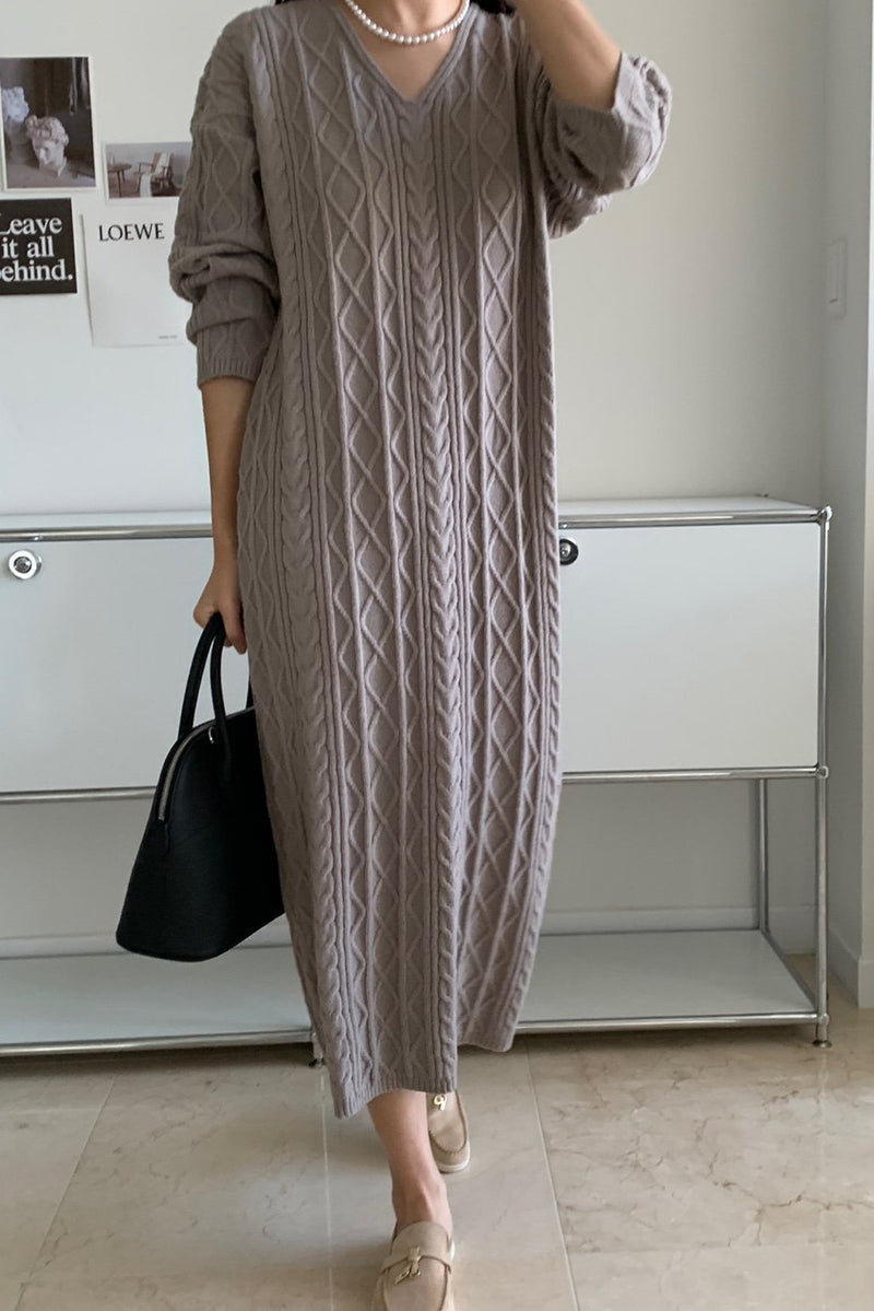 Cable Knit Dress
