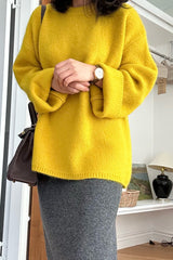 Flare Sleeve Wool Sweater