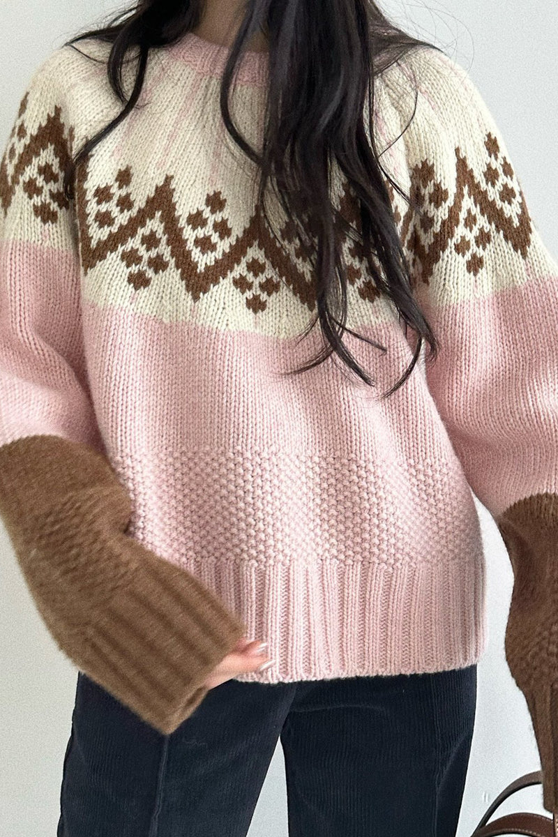 Qui Jacquard Sweater