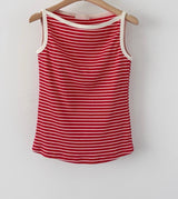 Stripe Boat Neck Tank