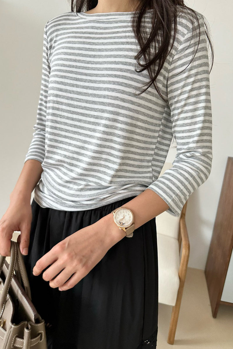 Stripe Lip Tee