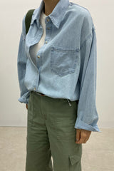 Denim Overfit Shirt