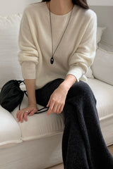 Hairy Wool-Cash Knit