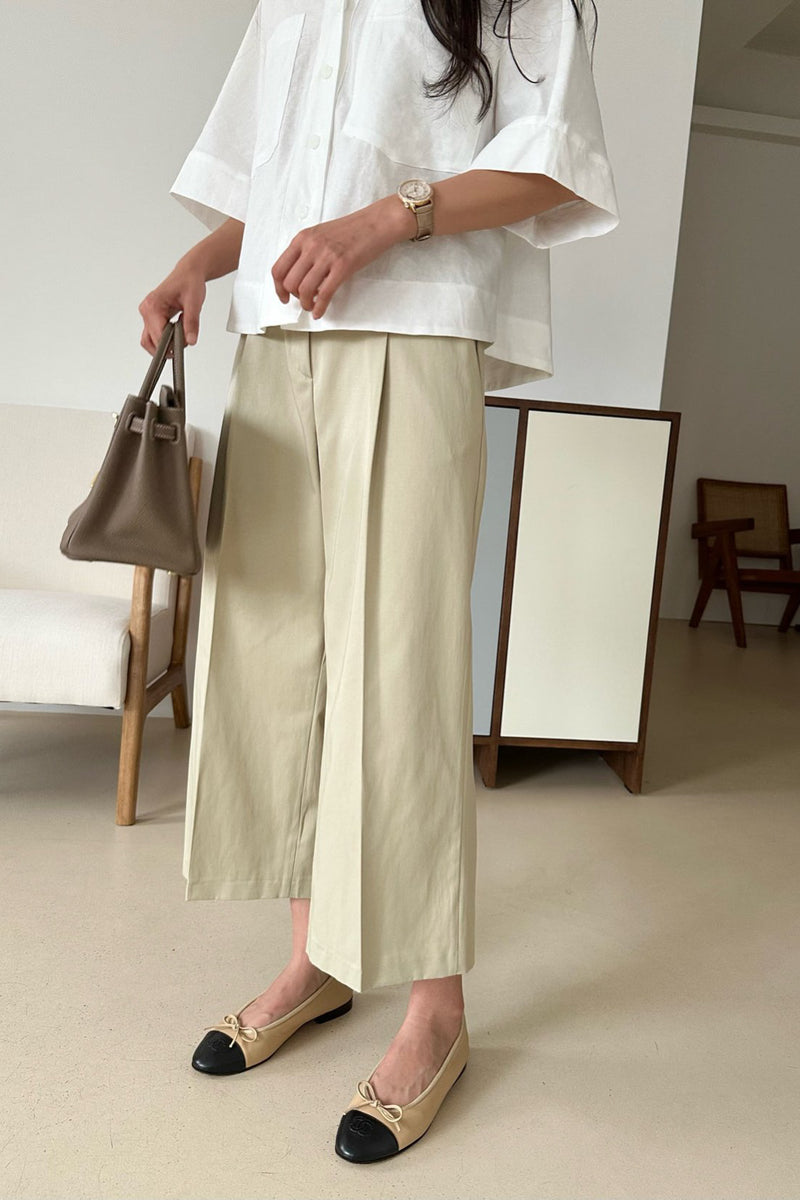 Polished Pleat Pants