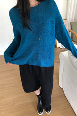 Pale Boatneck Knit