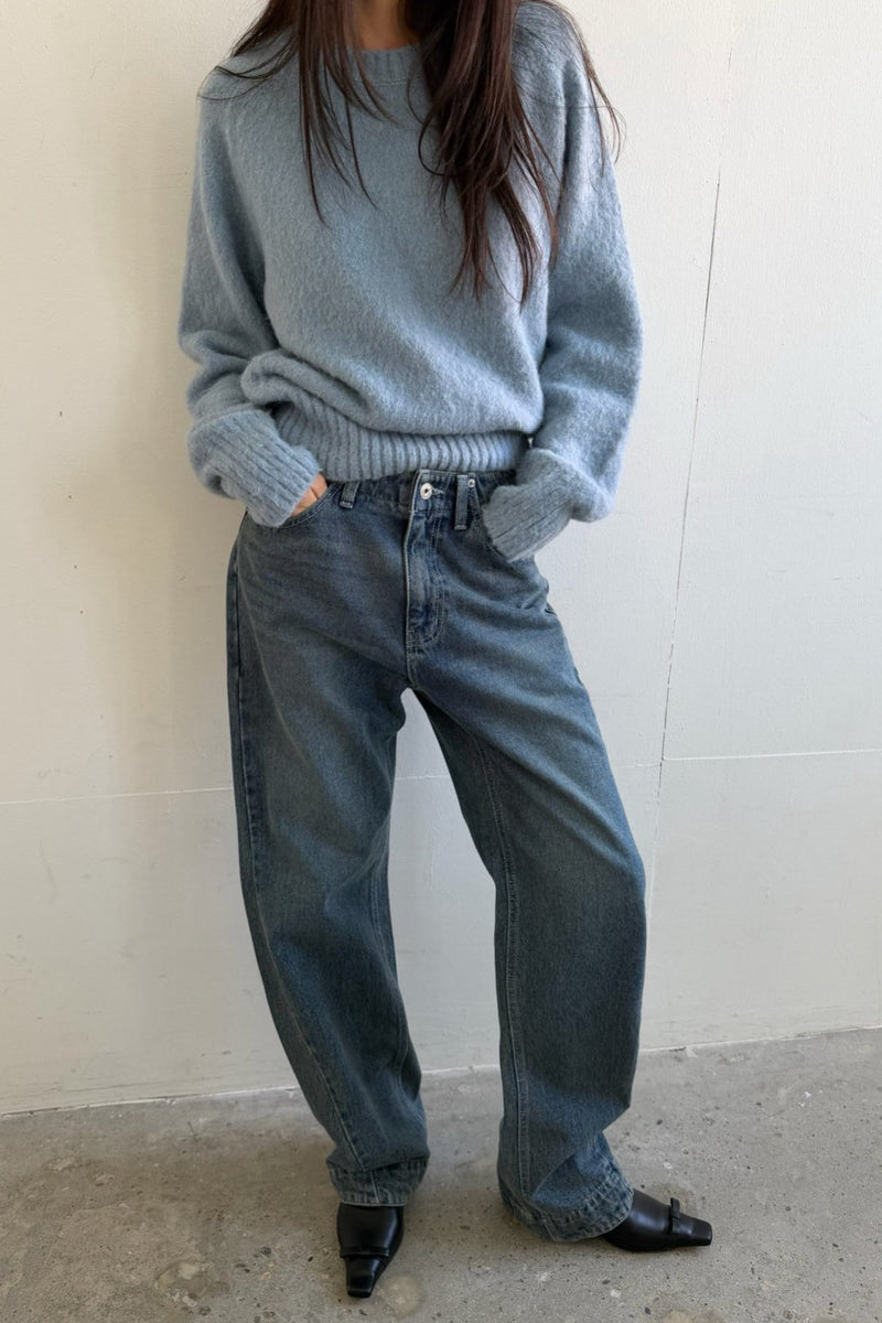 Winter Bloom Round Sweater