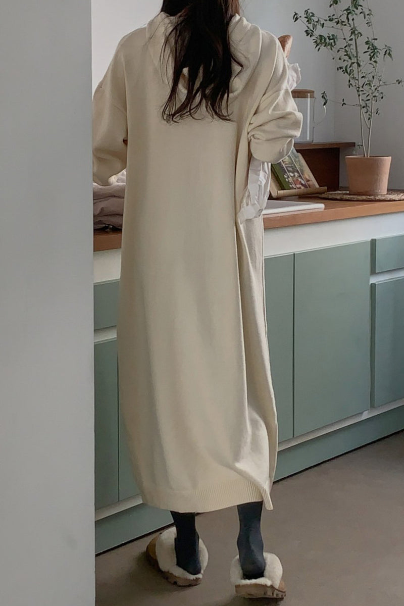 Soft Knit Hoodie Dress