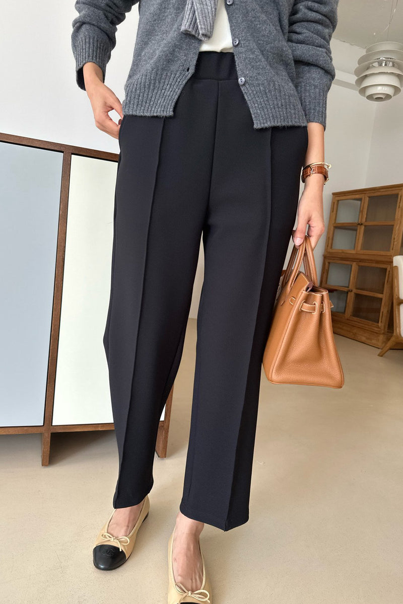 Crepe Banded Pants