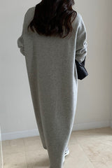 Wool Half Turtleneck Dress