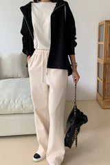 Hoodie Flare Zip Up Jacket