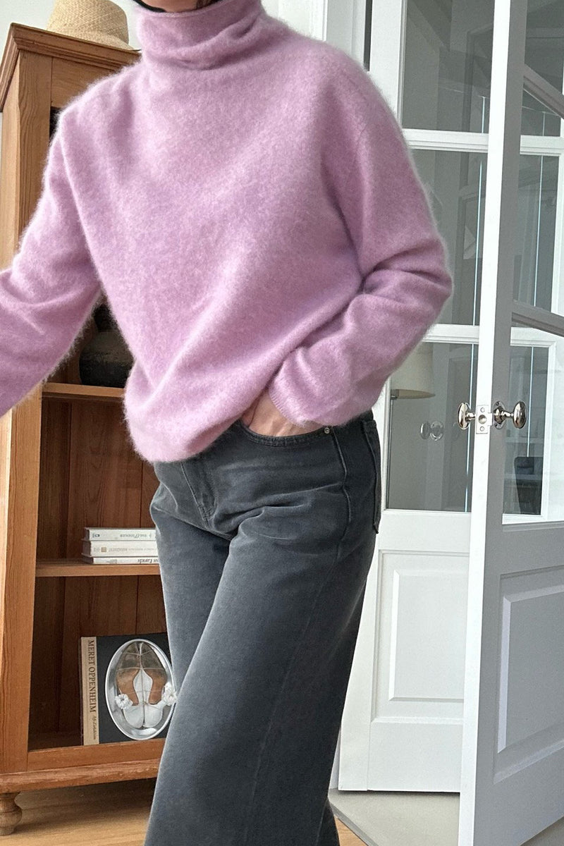 Whole Garment Turtleneck Sweater