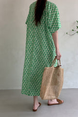 Leafy Yarn Dye Dress