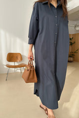 Maxi Shirt Dress