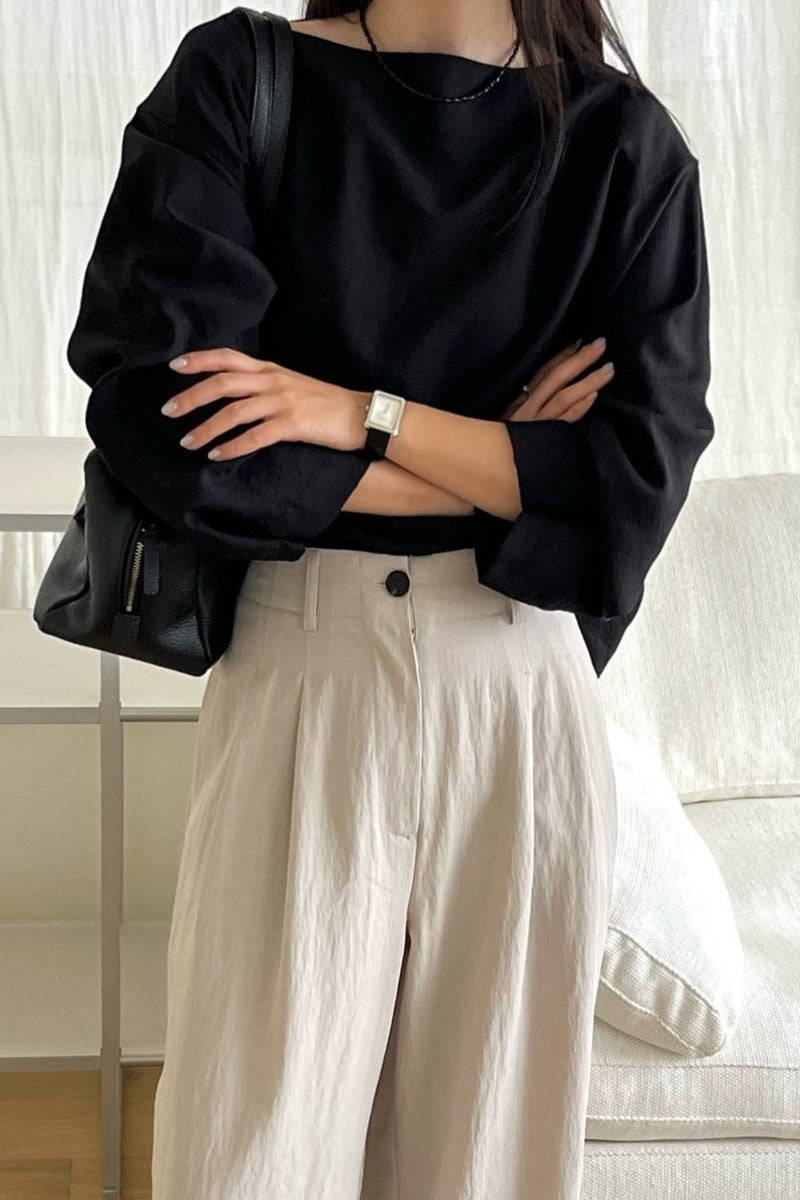 Classic Boatneck Blouse