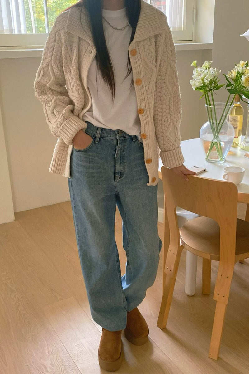 Ananise Cable Cardigan