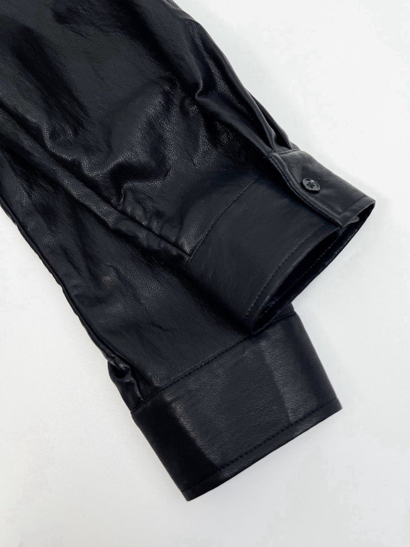 Eco Leather Shacket