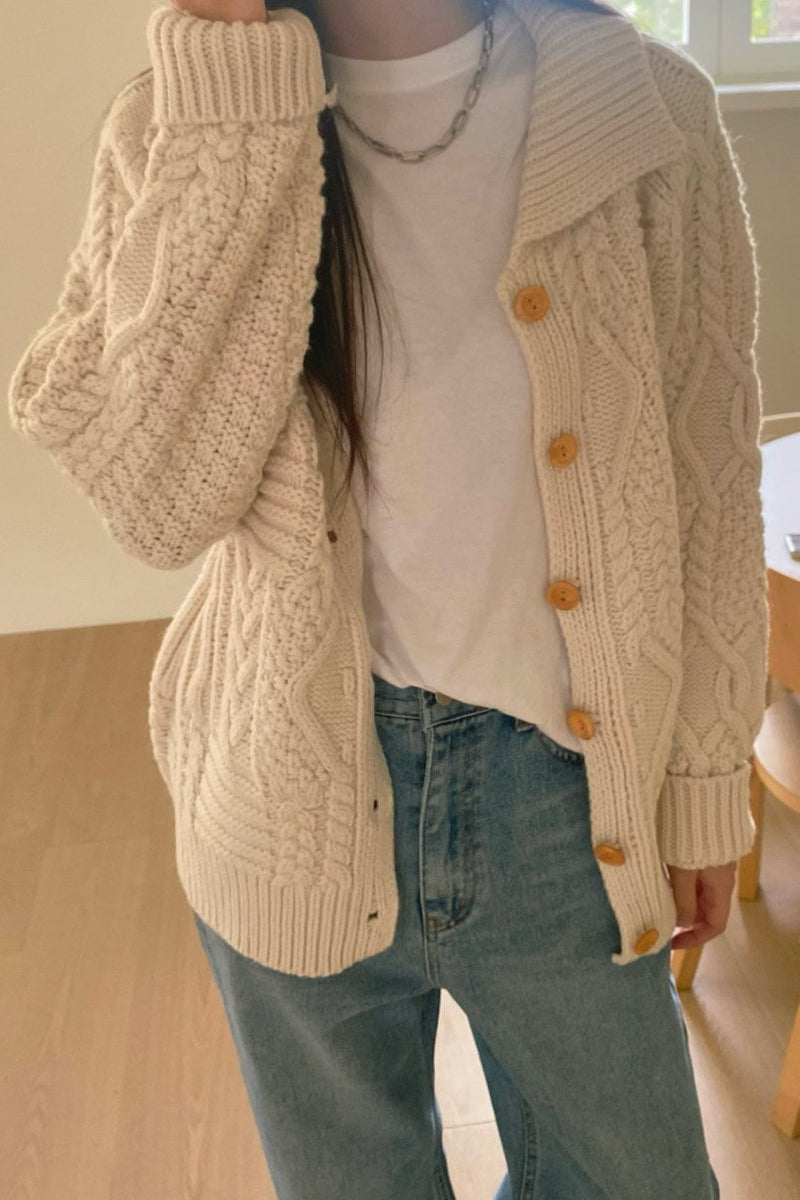 Ananise Cable Cardigan
