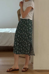 Floral Pattern Skirt