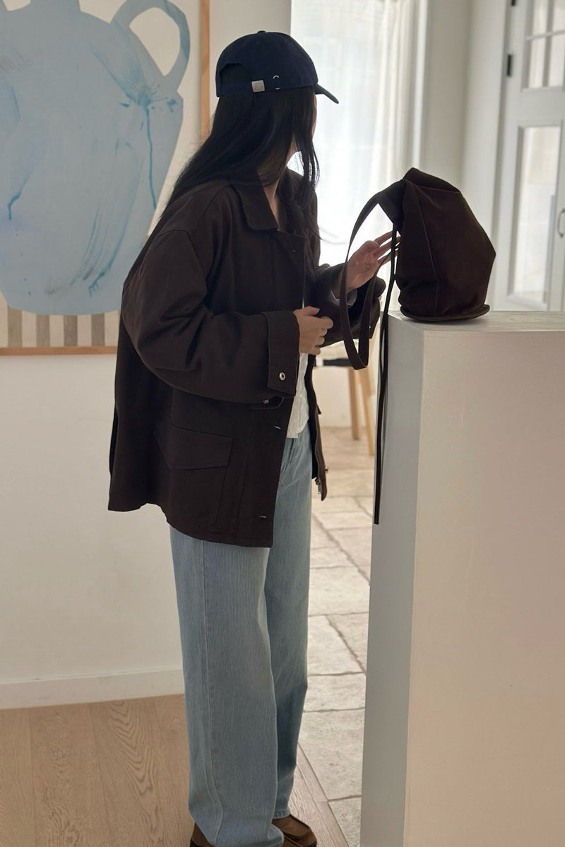 Washed Collar Jacket