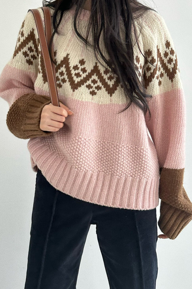 Qui Jacquard Sweater