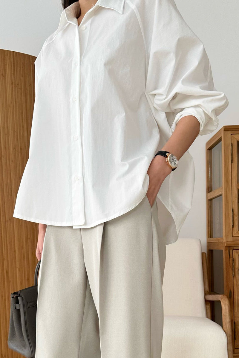Cuff Round Shirt
