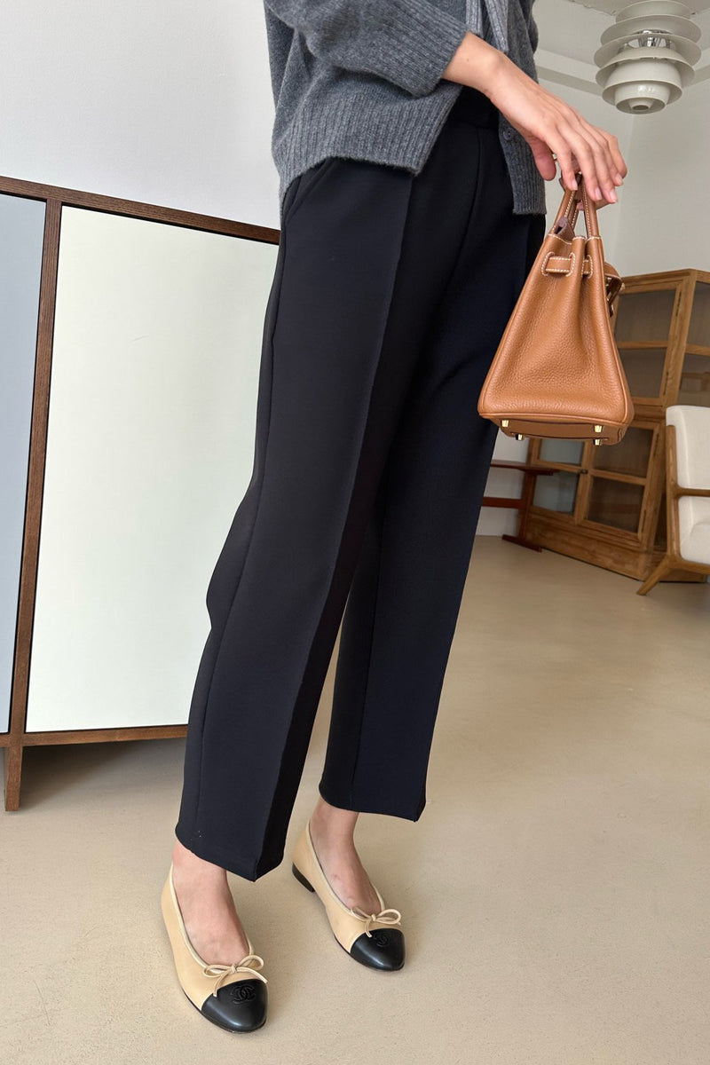 Crepe Banded Pants