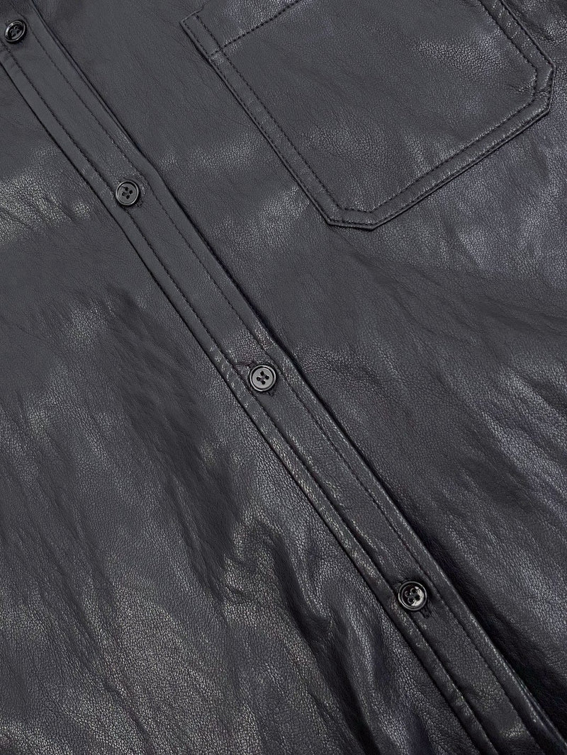 Eco Leather Shacket