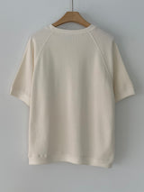 Waffle Short Sleeve Top