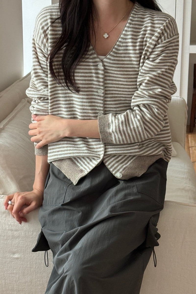 Classic Stripe Cardigan