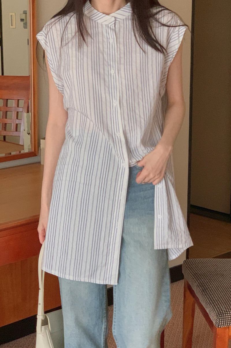 Stella Stripe Long Shirt