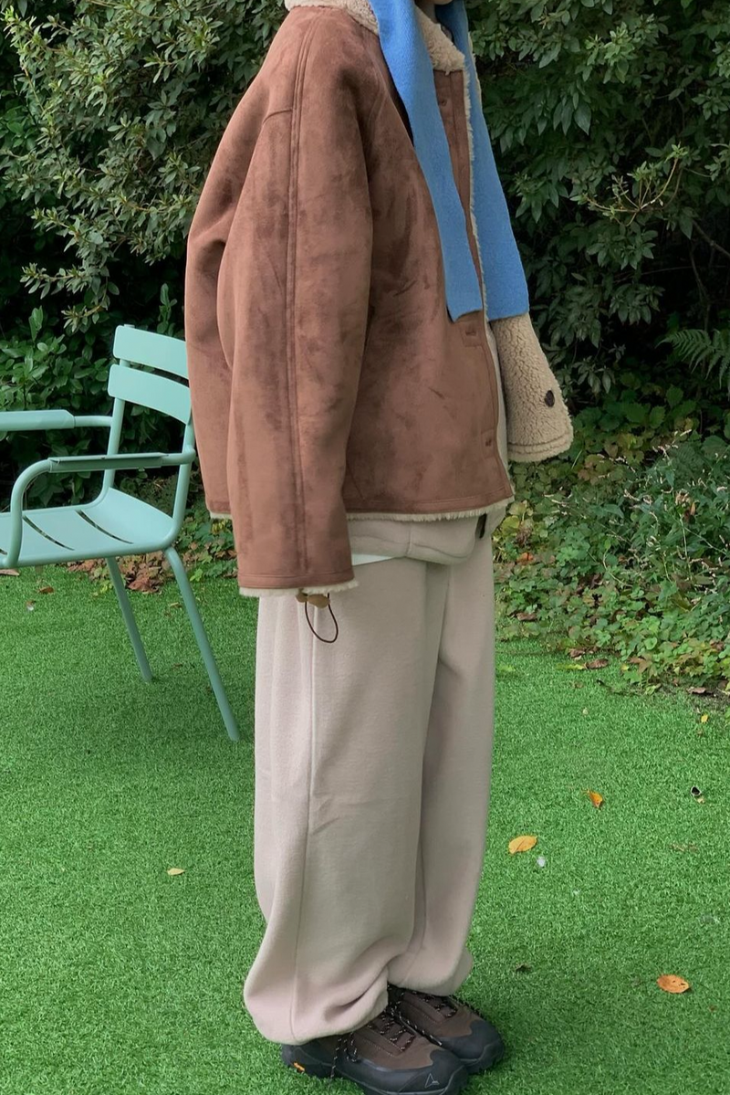 Reversible Shearling Mustang
