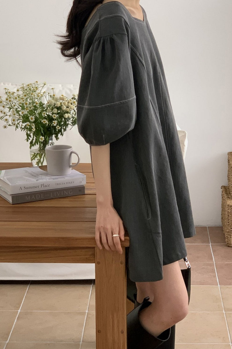 Volume Mini Dress