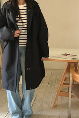 Foet London Hooded Coat (Hood Detachable)