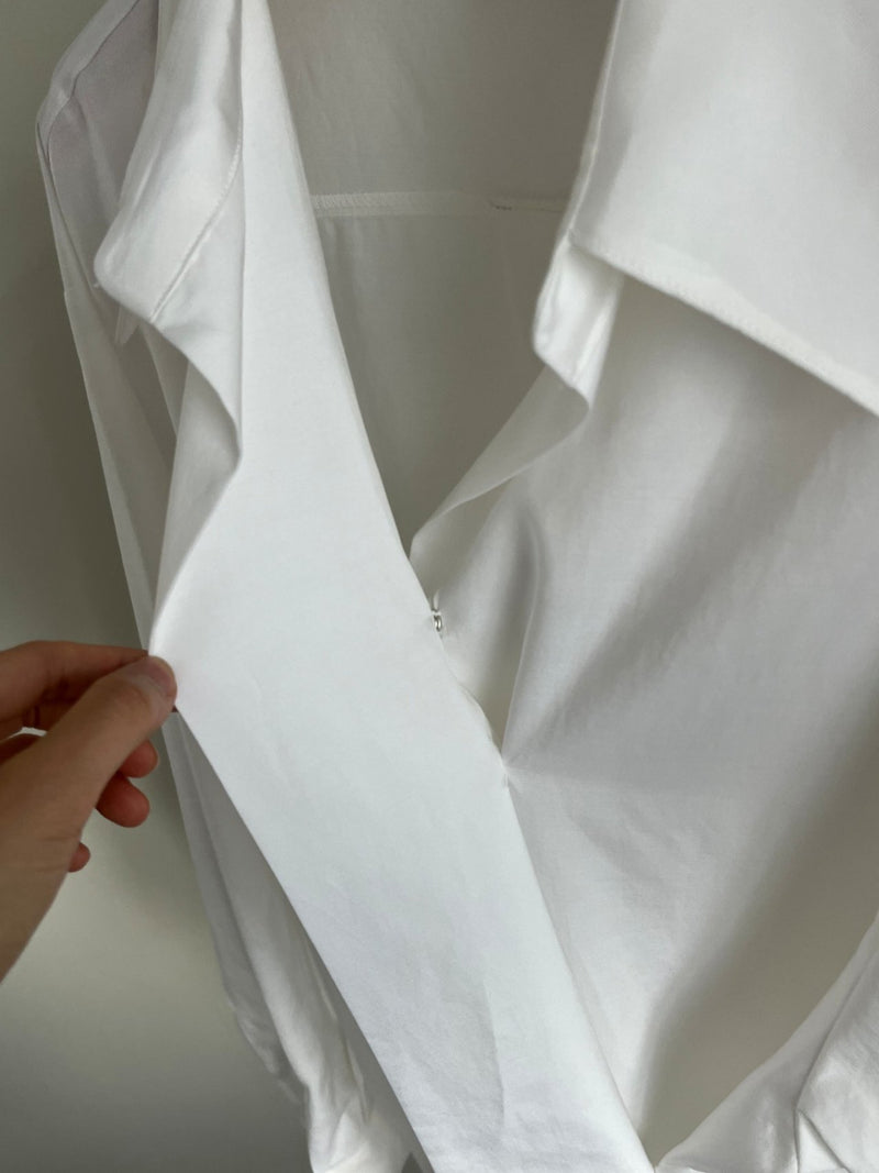 Wrap Tencel Shirt