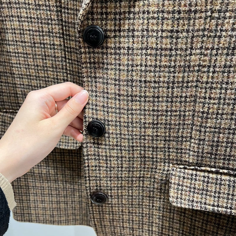Ver Wool Check Jacket