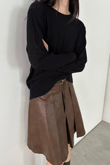 Soft Back Keyhole Knit