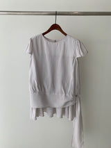 Layered Peplum Blouse