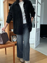 Boxy Pocket Corduroy Shirt