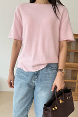 Fine Wool Short Slv Knit