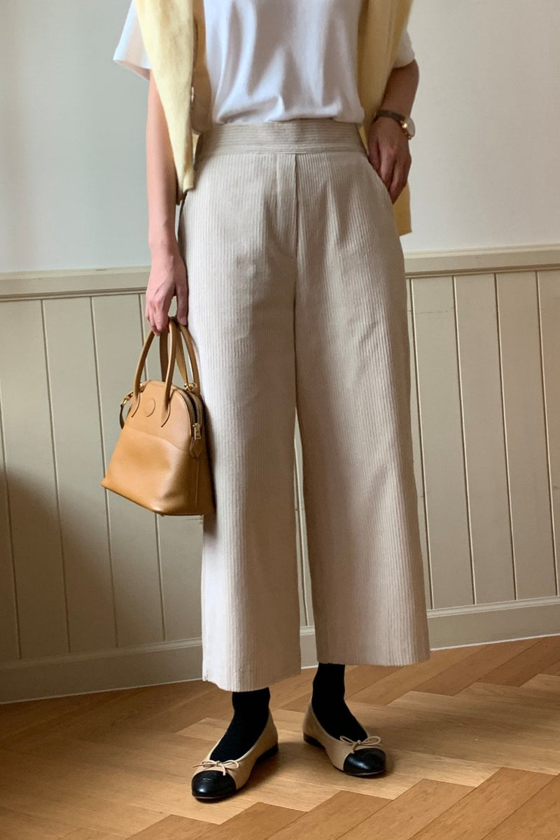 Winter Texture Wide Pants