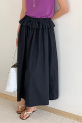 Ruffle Long Skirt
